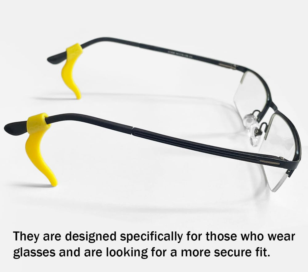 Easy slip-on installation onto sunglasses and reading glasses