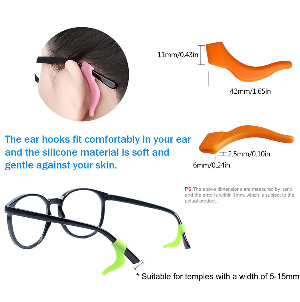 Pack includes 10 pairs across 5 colors (2 per color)