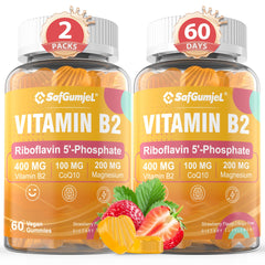 Safgumjel Vitamin B2 Gummies bottle – front view