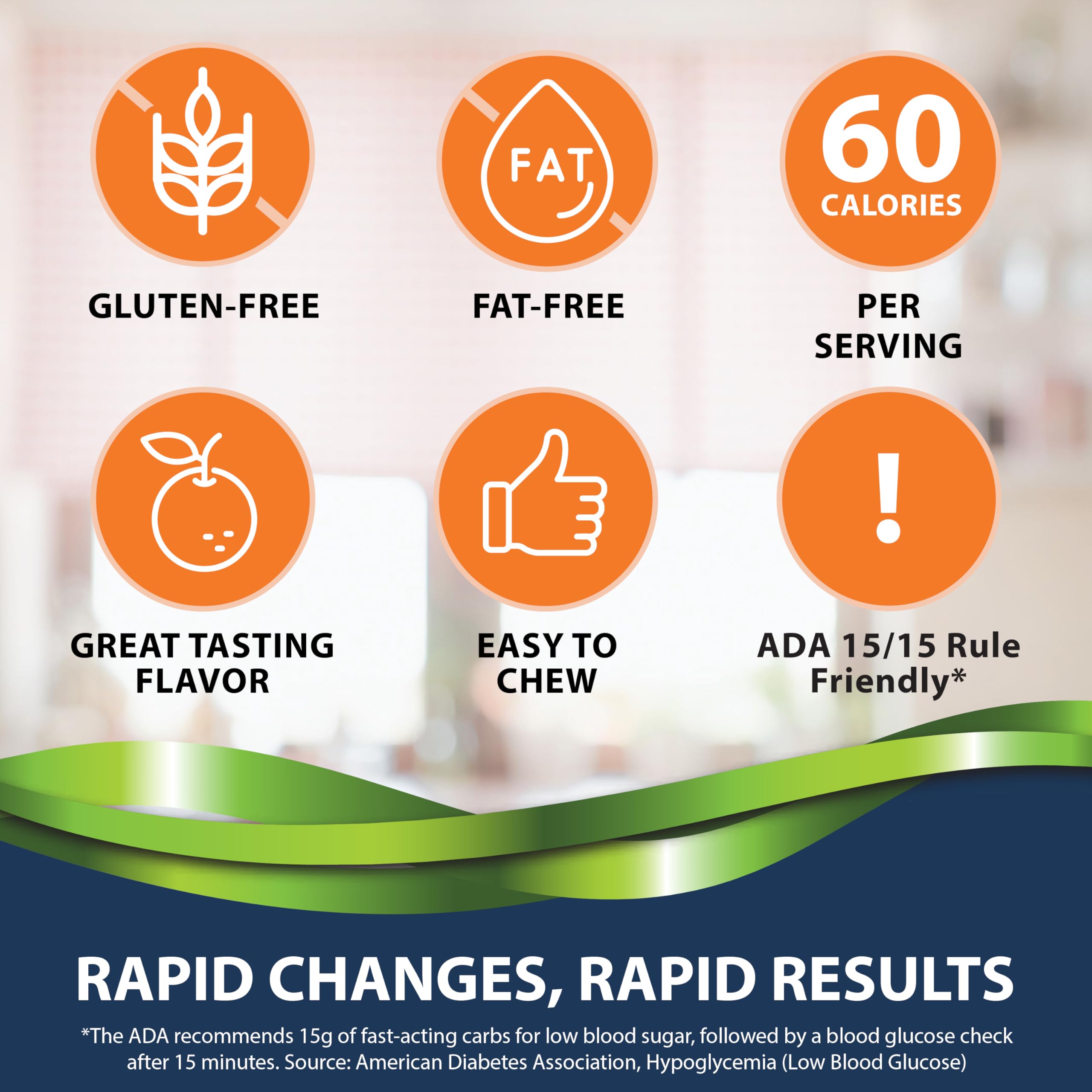 On-the-go 10-count glucose tablet tube