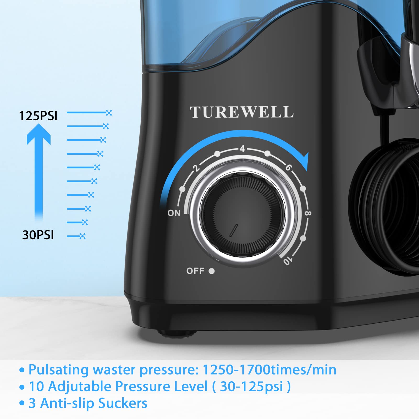 600 ml water tank and leakproof design