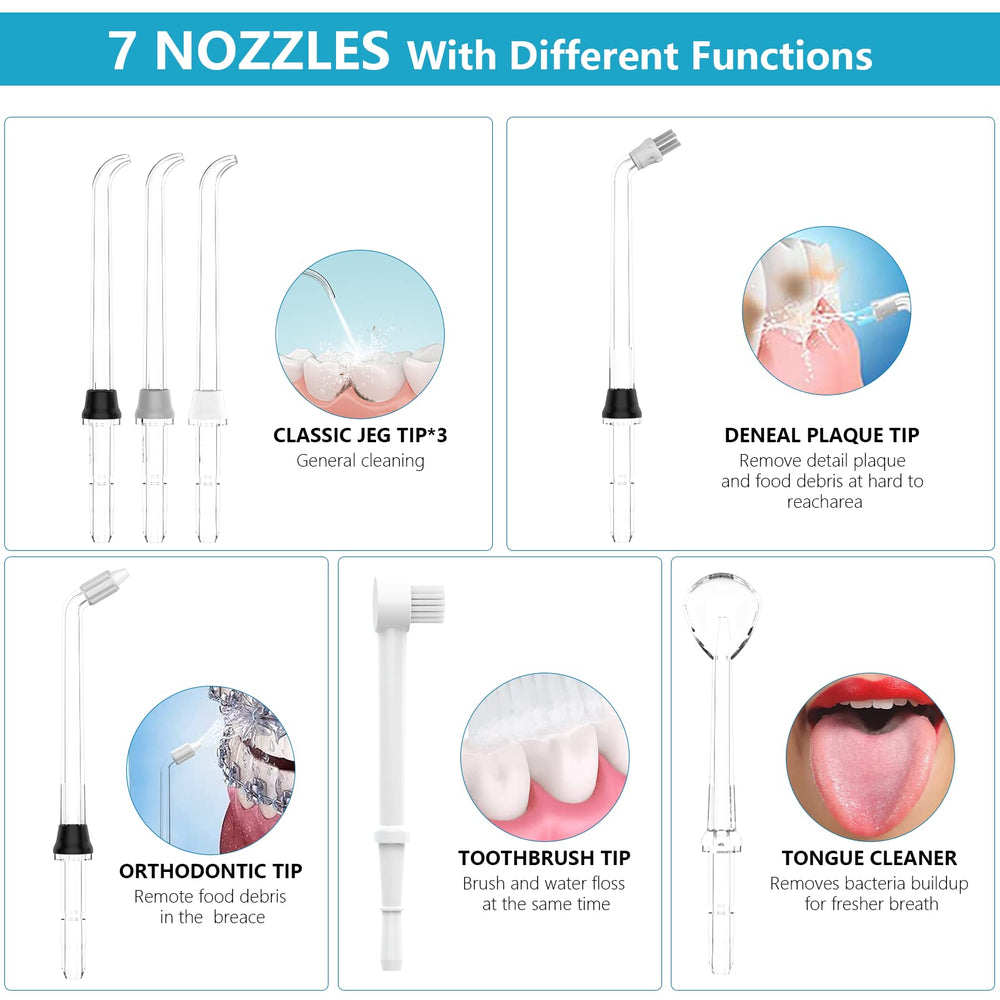 Lifestyle image of the flosser on a bathroom counter