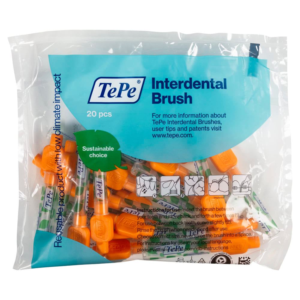 Brush suitable for braces, implants, crowns and bridges