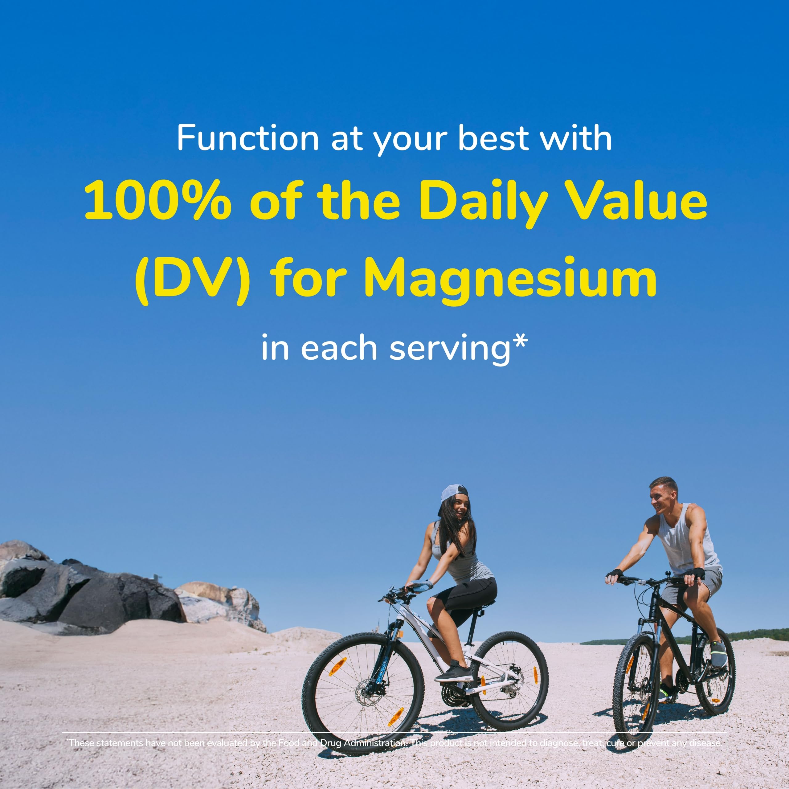 Close-up of magnesium oxide capsules