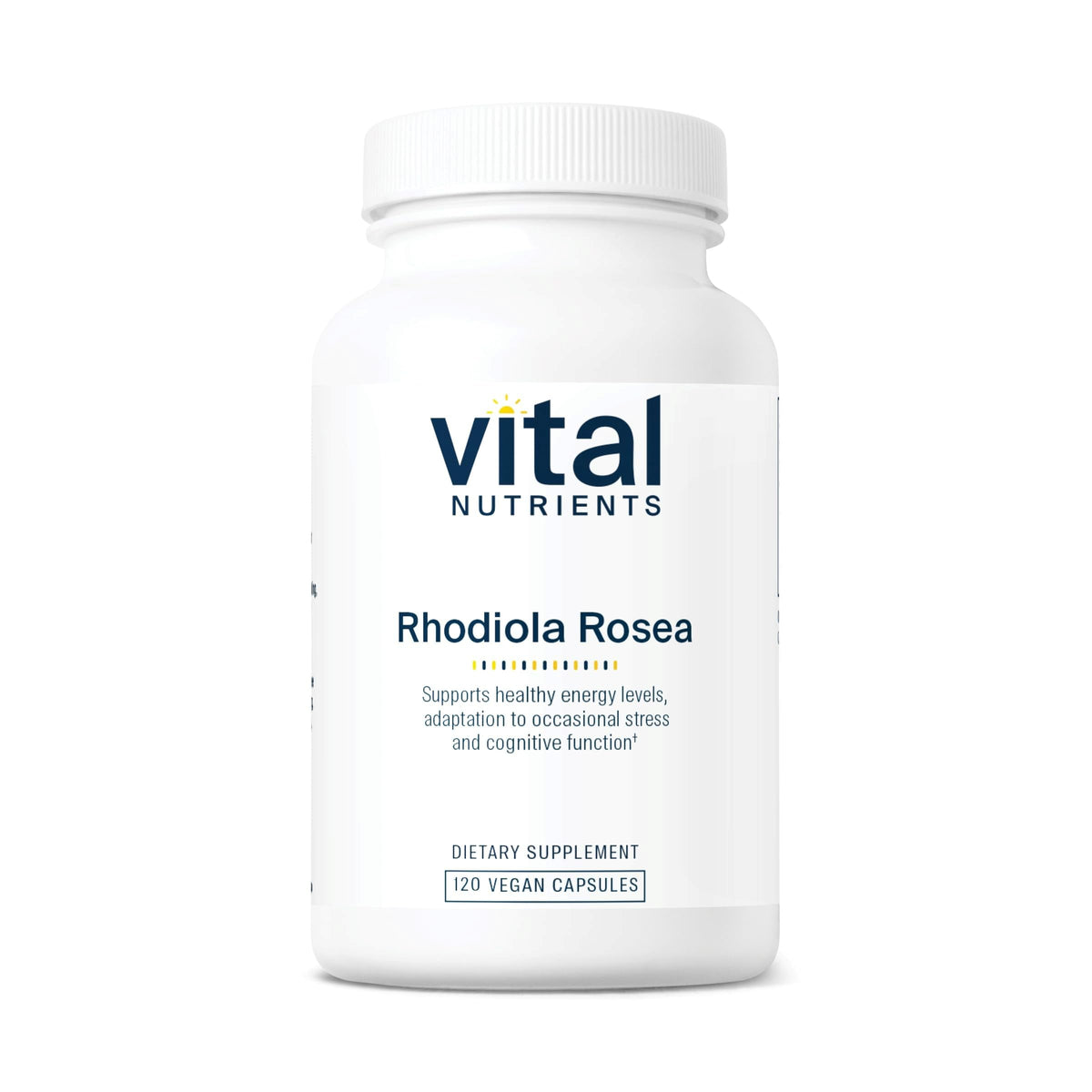 Vital Nutrients Rhodiola Rosea bottle with 120 capsules