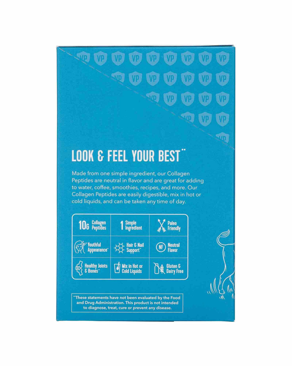 Serving size 10 g of Vital Proteins Collagen Peptides