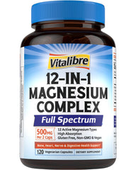 Vitalibre 12-in-1 Magnesium Complex bottle front view