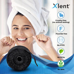 Ingredients highlight: activated charcoal, plant-based wax, and xylitol