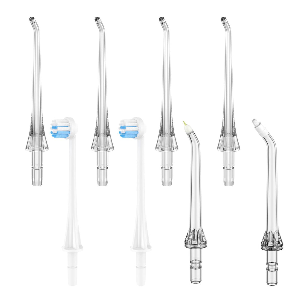 ZACCER Water Flosser Classic Jet Tips - 8 Count Replacement Pack