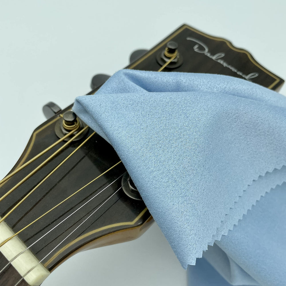 Close-up of AAwipes Violin Clean Cloths blue 12x12 inches