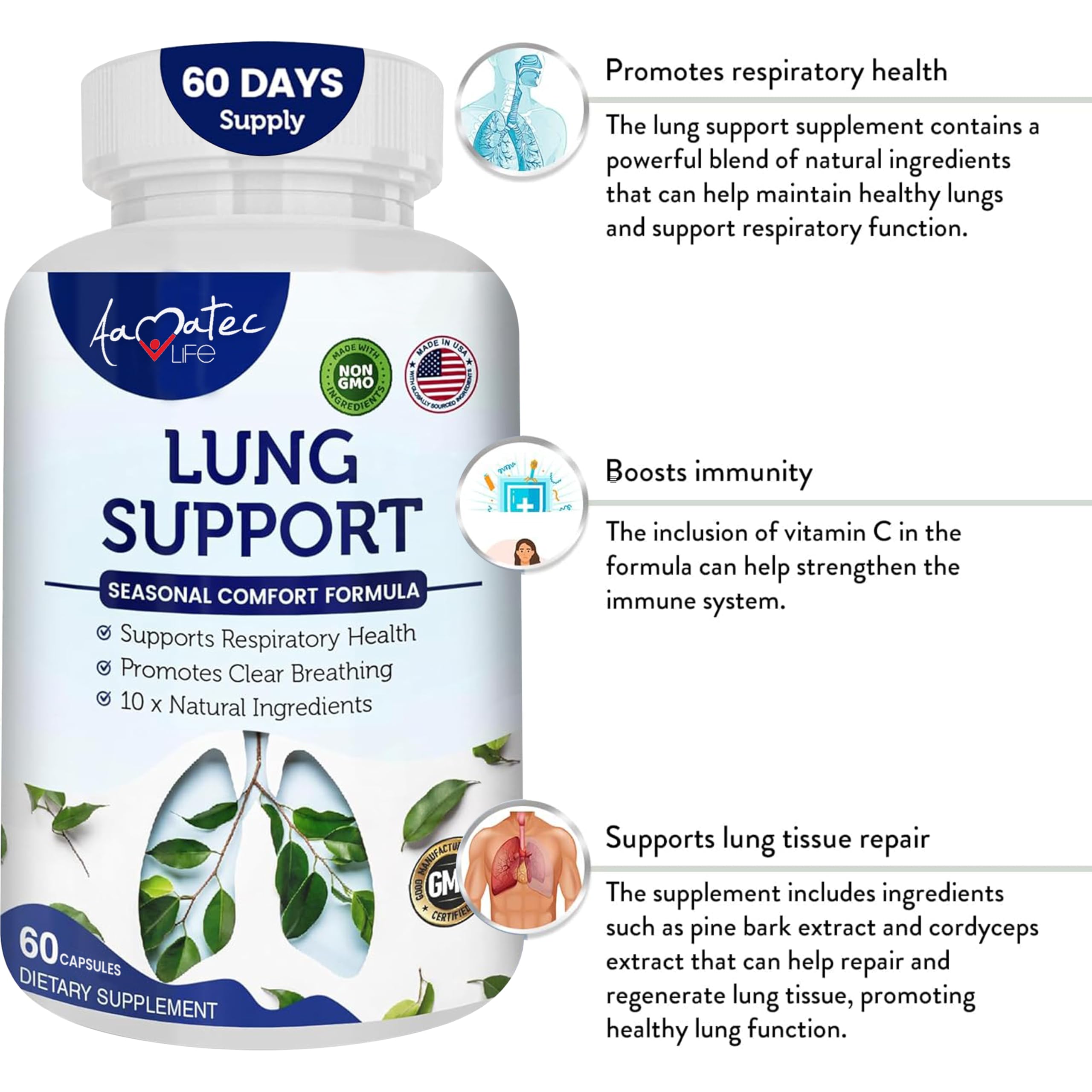 Ingredients such as bioflavonoids and Pine Bark Extract
