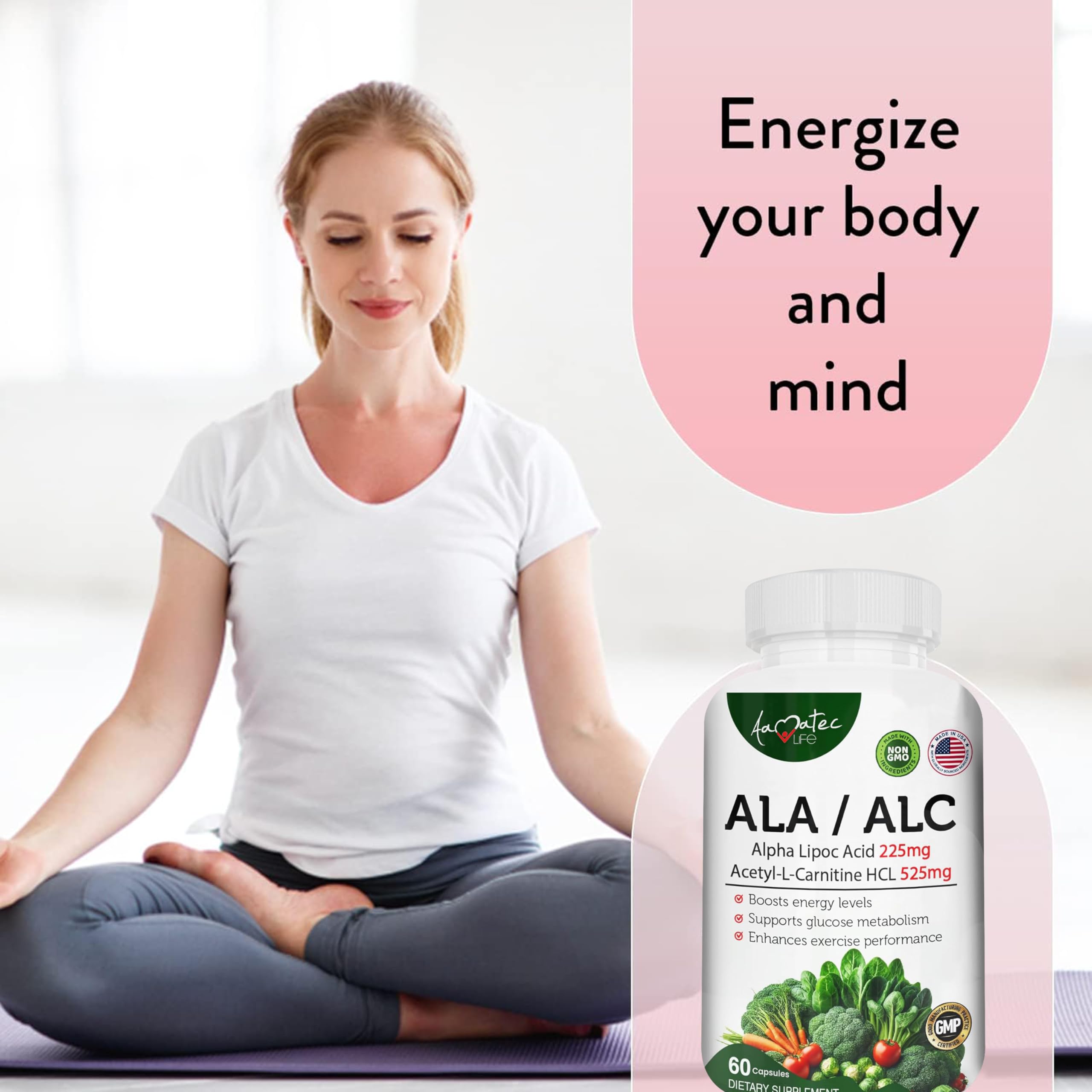 Nutritional supplement capsules closeup