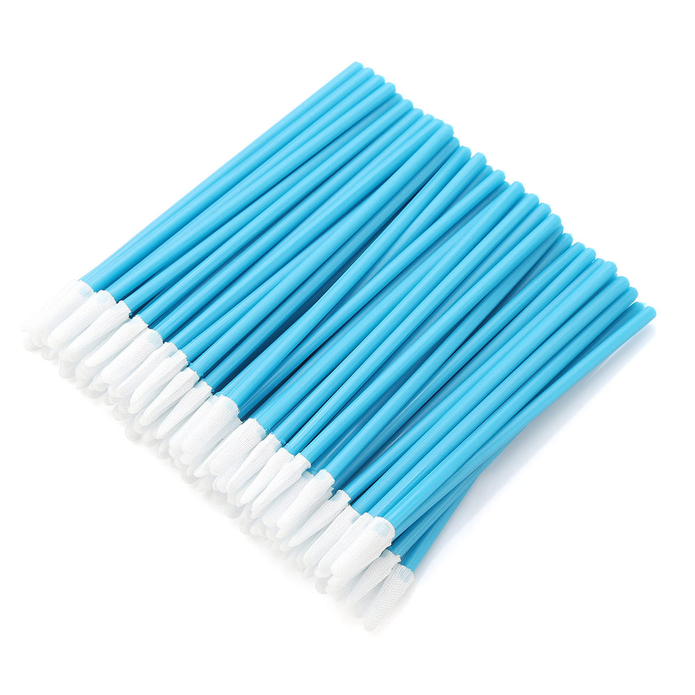 Eyeglasses cleaning cloths laid flat, blue