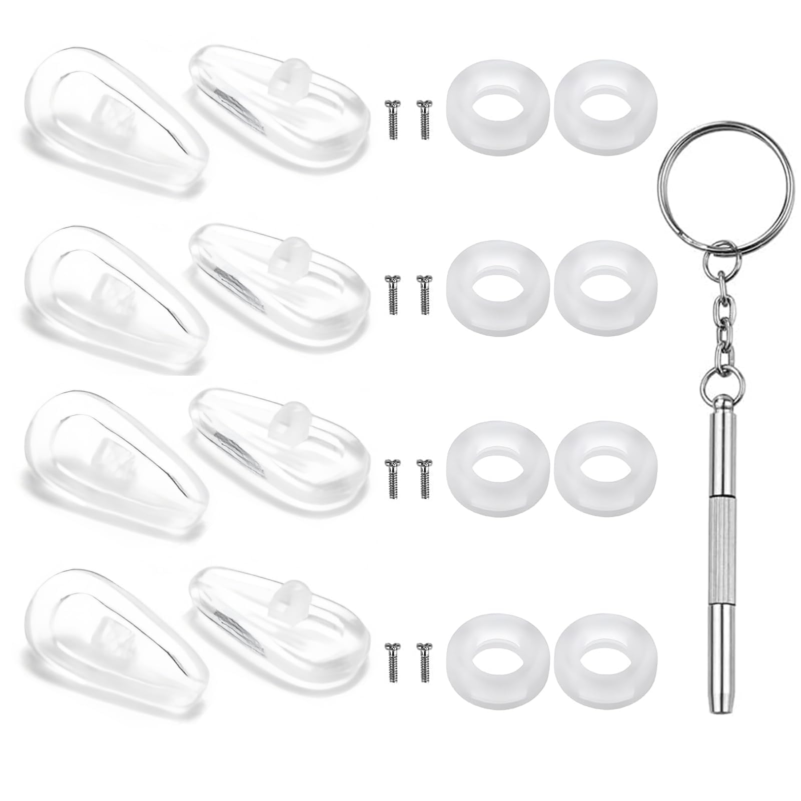 AB Max soft cushioned eyeglasses nose pads close-up