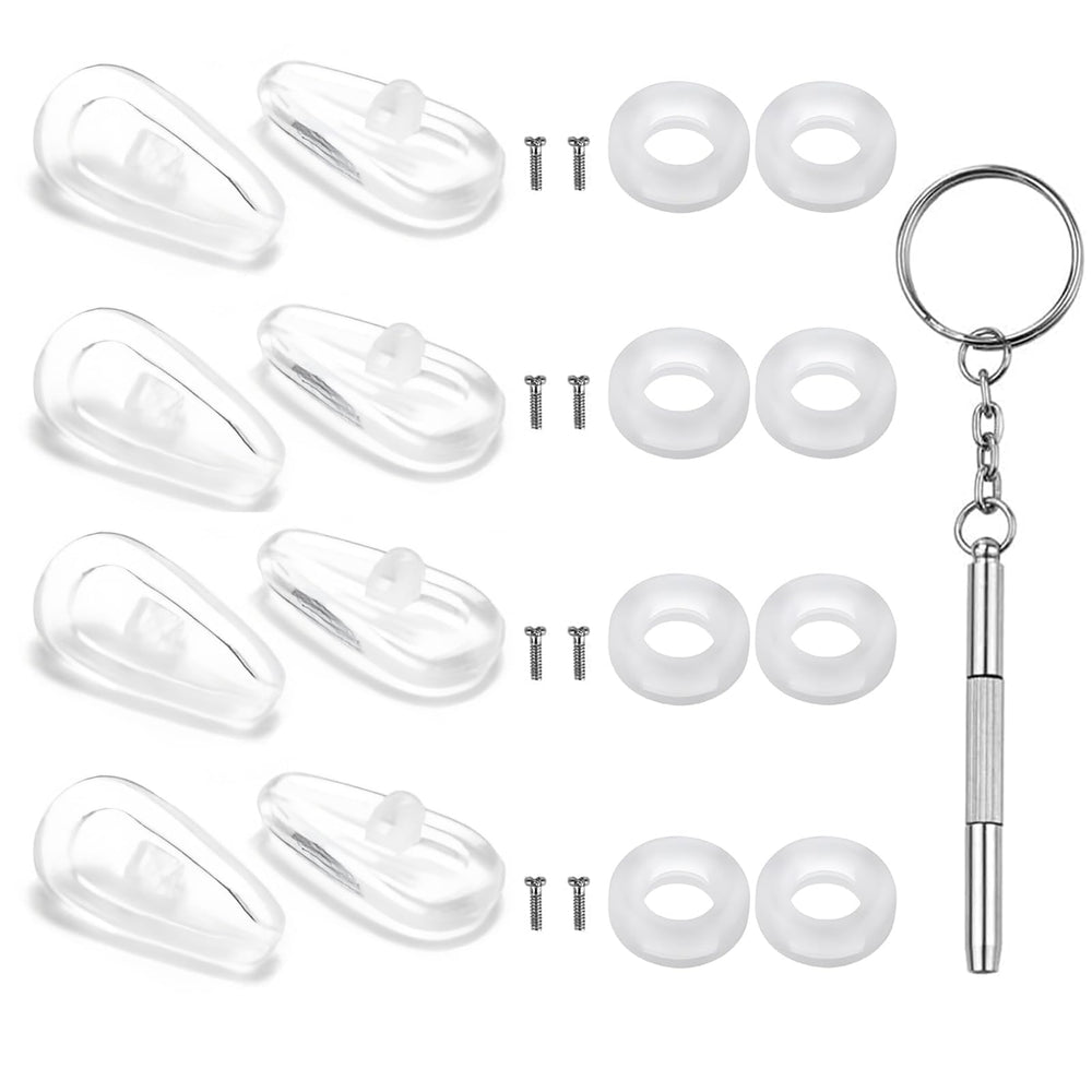 AB Max soft cushioned eyeglasses nose pads close-up