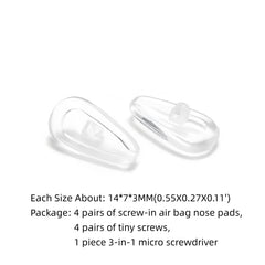 Close-up of AB Max cushioned nose pads