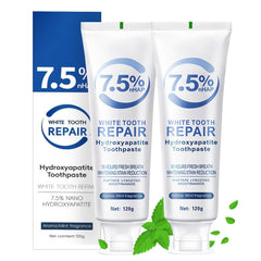 Abading hydroxyapatite toothpaste 2-pack for enamel protection