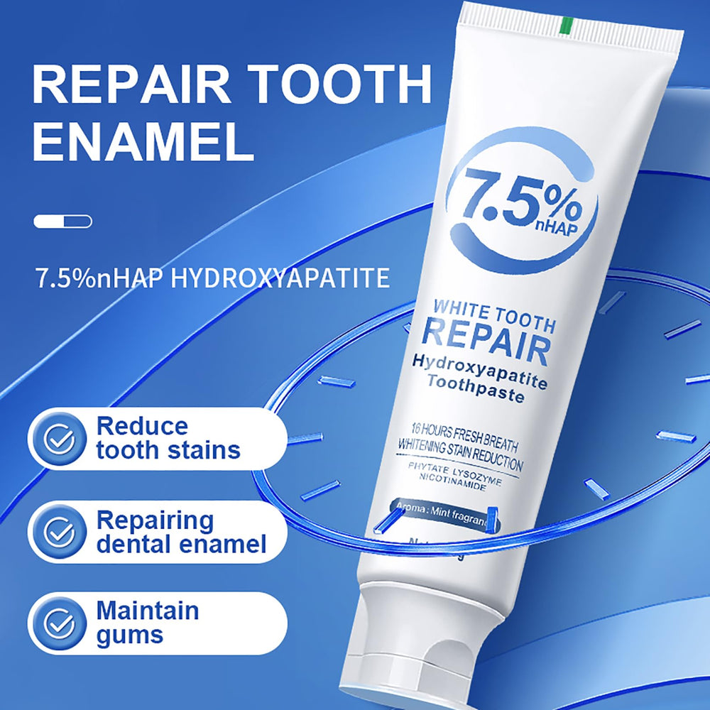 Safe for sensitive teeth hydroxyapatite toothpaste