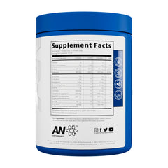 ABE AN Performance blue razz serving—dissolves smoothly for quick endurance support.