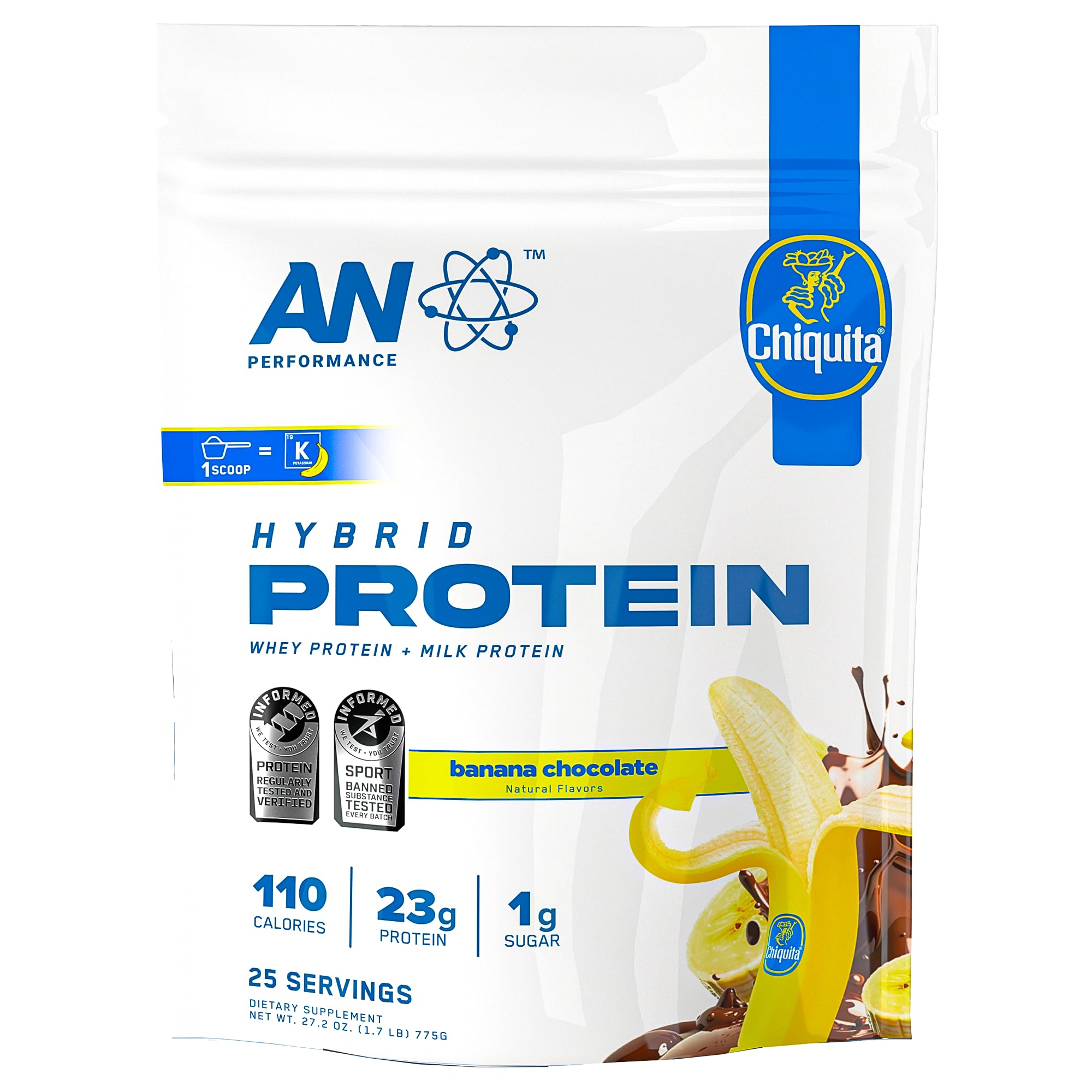 ABE All Black Everything AN Performance Whey bottle pours a quick post-workout protein shake