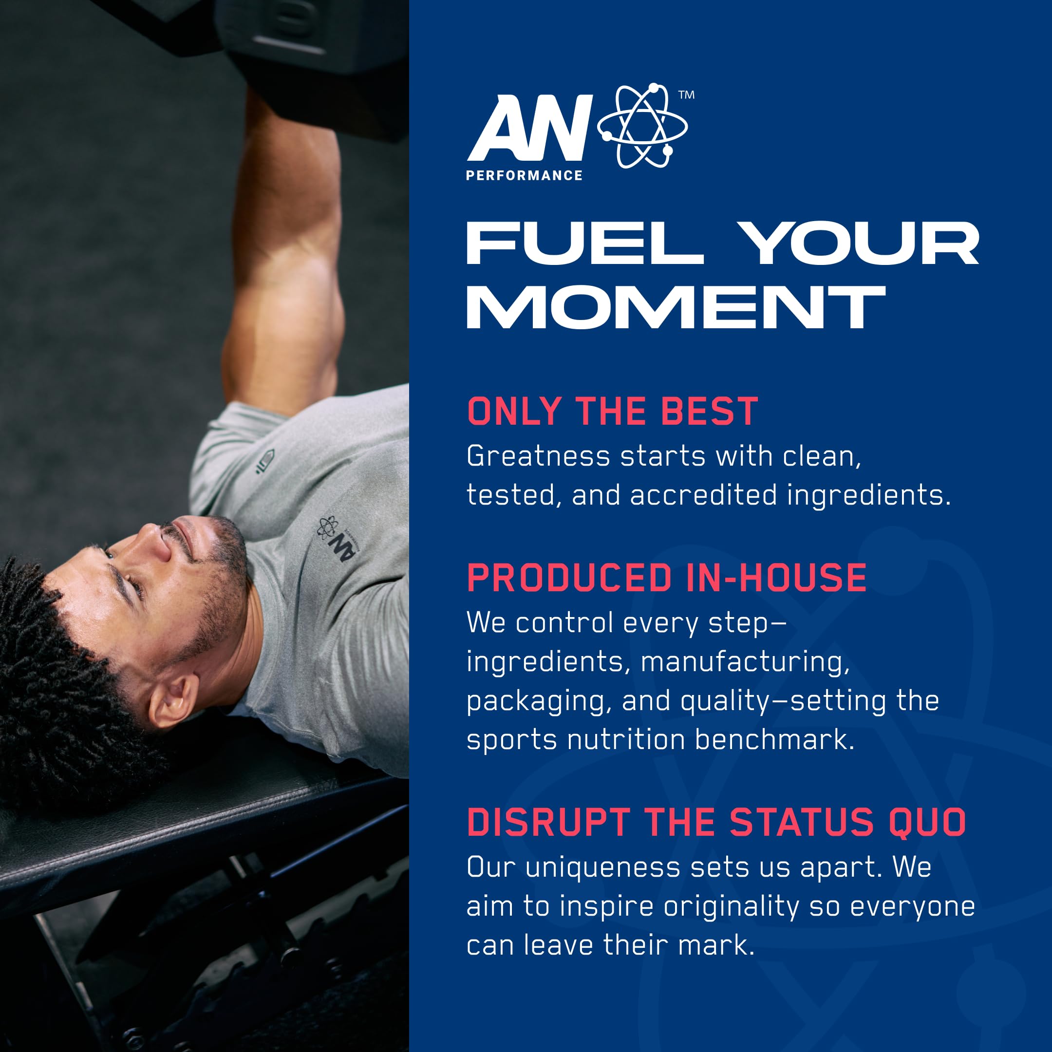 ABE all black everything pre-workout in-action during gym session showcases training support