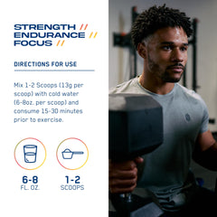 ABE AN Performance ingredients panel highlighting citrulline and beta alanine for endurance