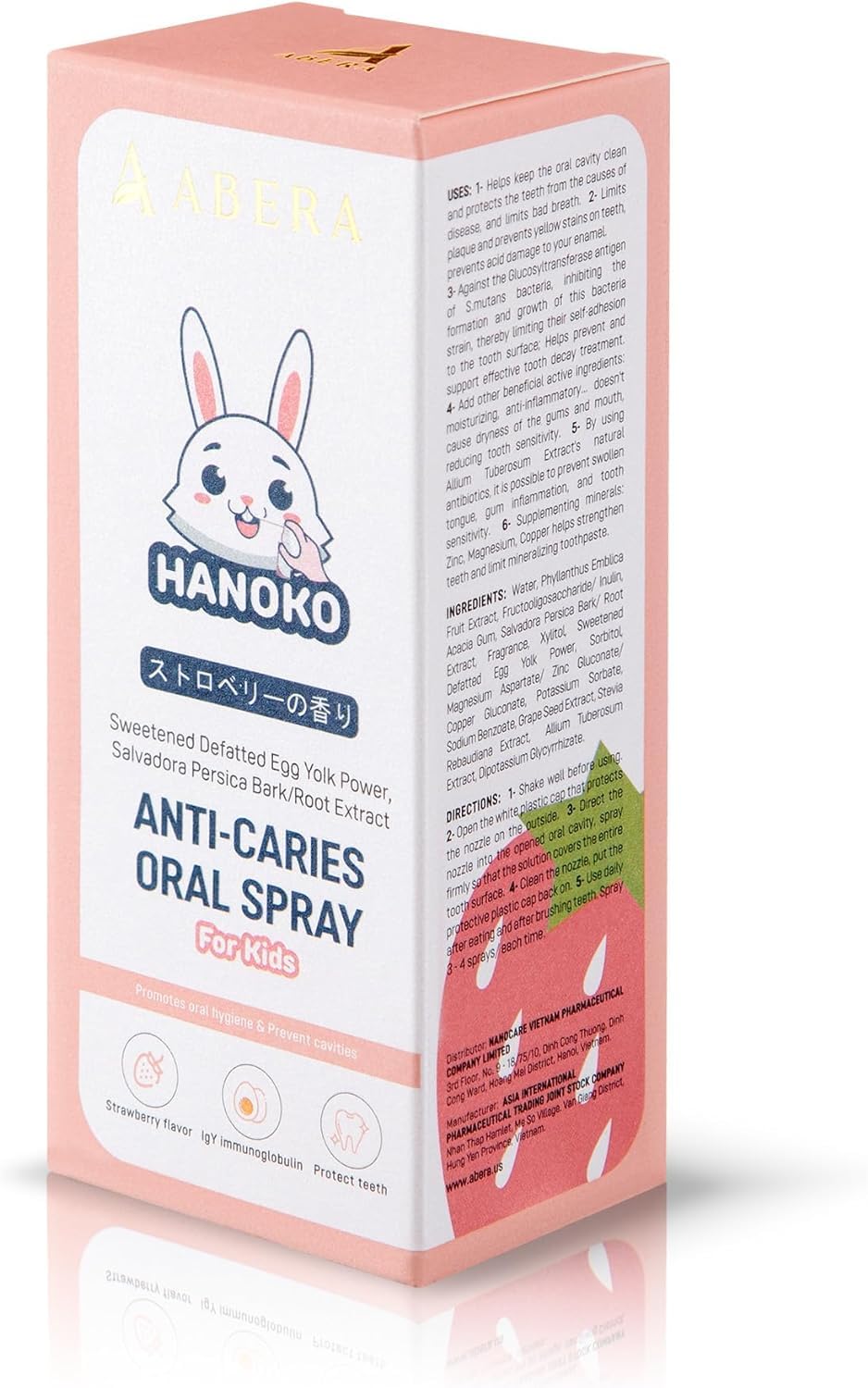 Pack of two Abera anti-caries oral sprays