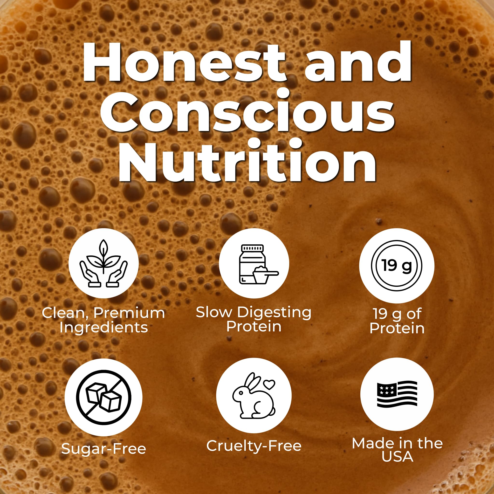 About Time Casein Chocolate night routine setup conveys relaxed sleep-friendly protein.