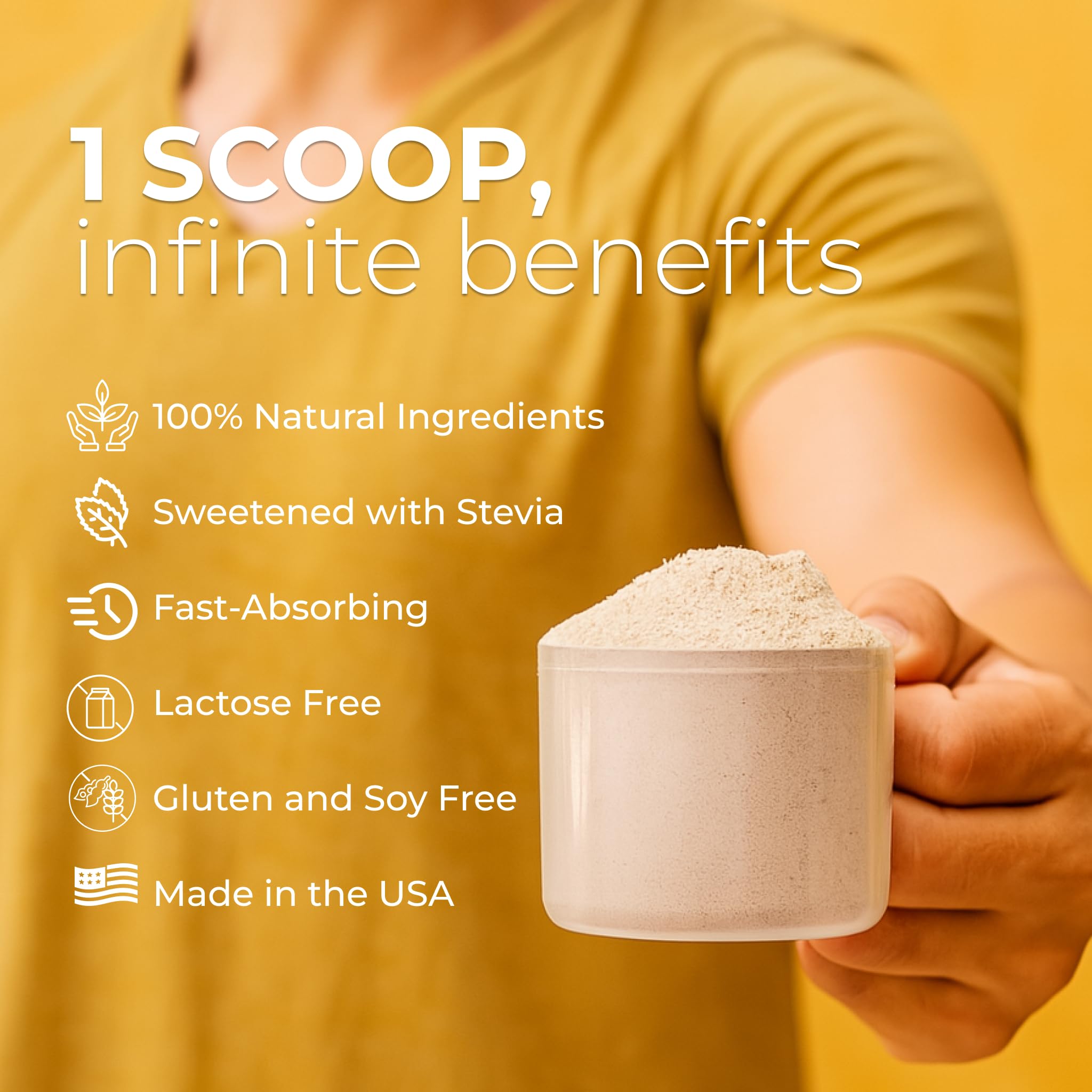 About Time Whey Isolate label highlighting clean ingredients