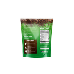 Close-up of vegan pea protein isolate ingredients used in the formula.