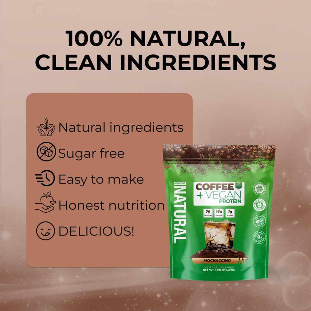 Prepared shake in a glass showing creamy coffee mocha color.
