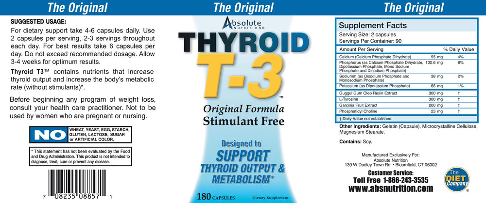 Soy-containing label warning on supplement bottle