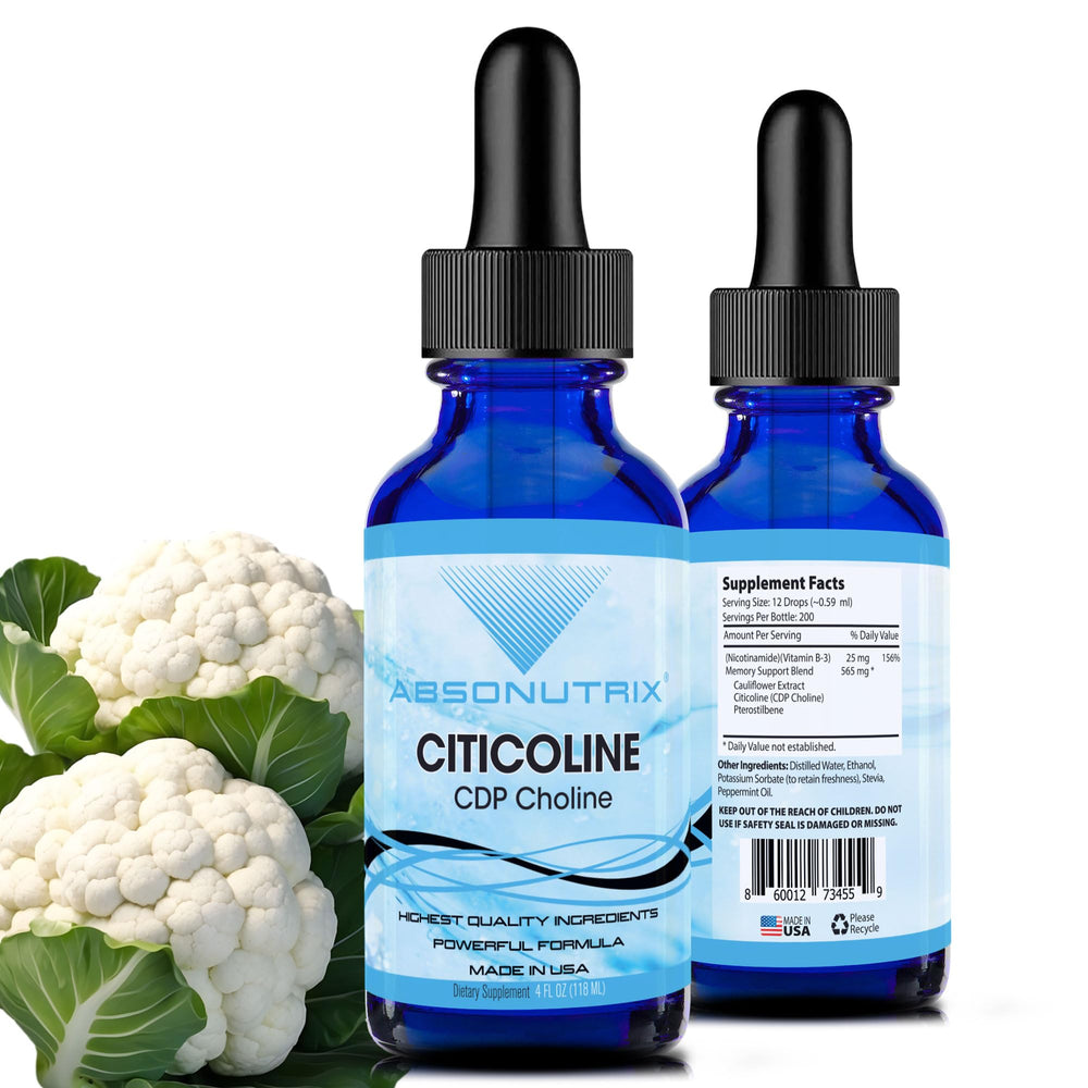 Absonutrix Citicoline 590 mg bottle – front view