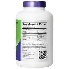 Close-up of AbsorbAid 240 vegetarian capsules bottle