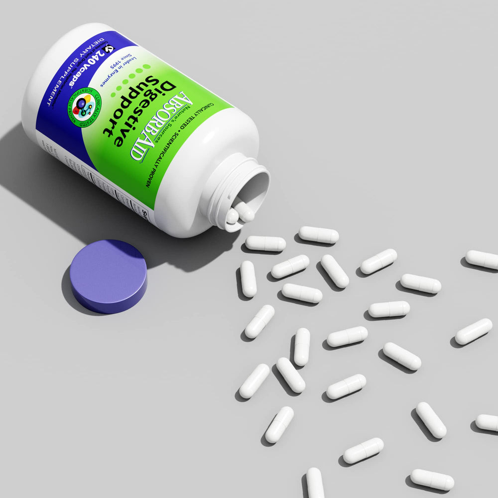 AbsorbAid Digestive Enzymes 240 vCaps bottle