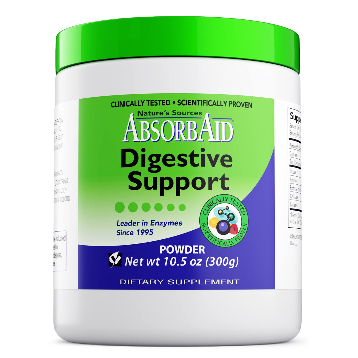 AbsorbAid Digestive Enzymes bottle front