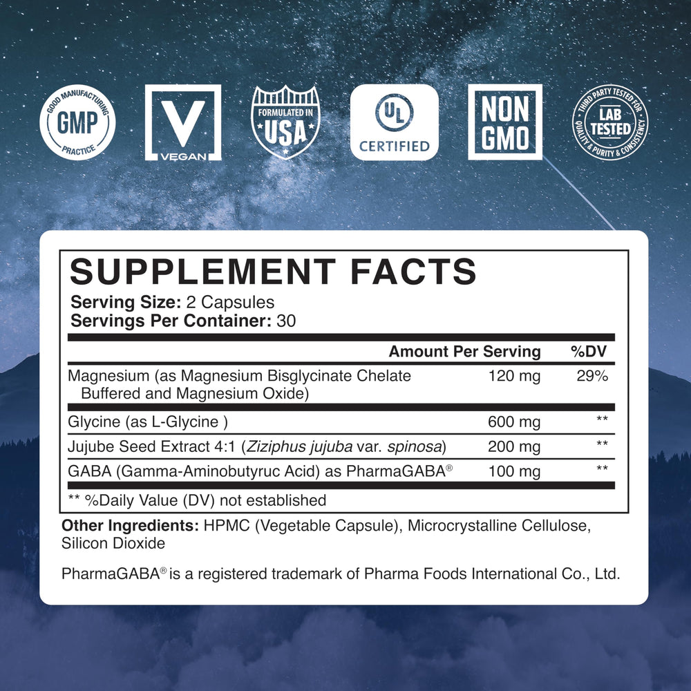 Glycine promotes relaxation for better sleep