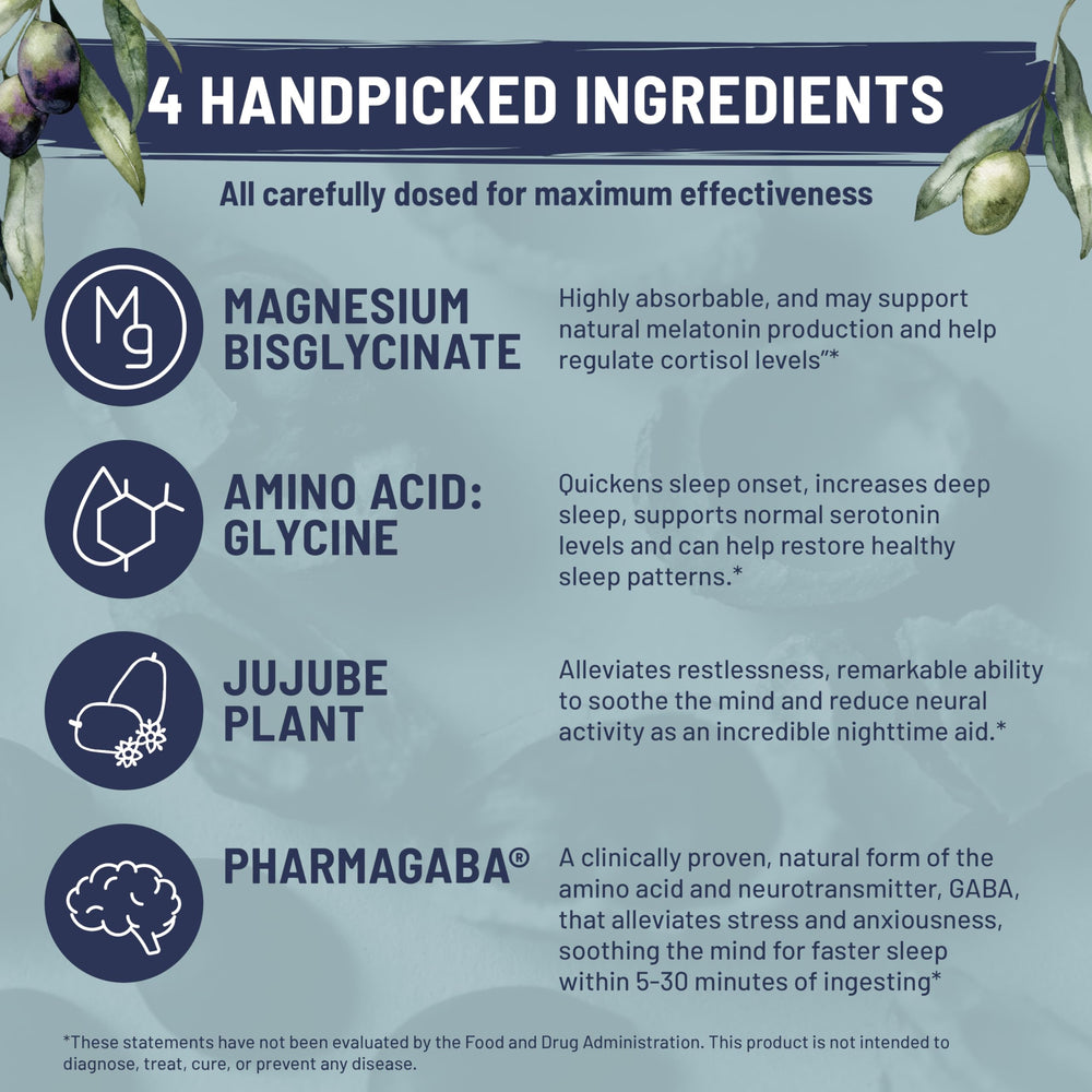 Melatonin-free sleep aid ingredients