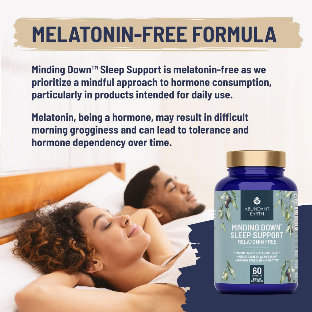 Vegan, non-GMO sleep aid label