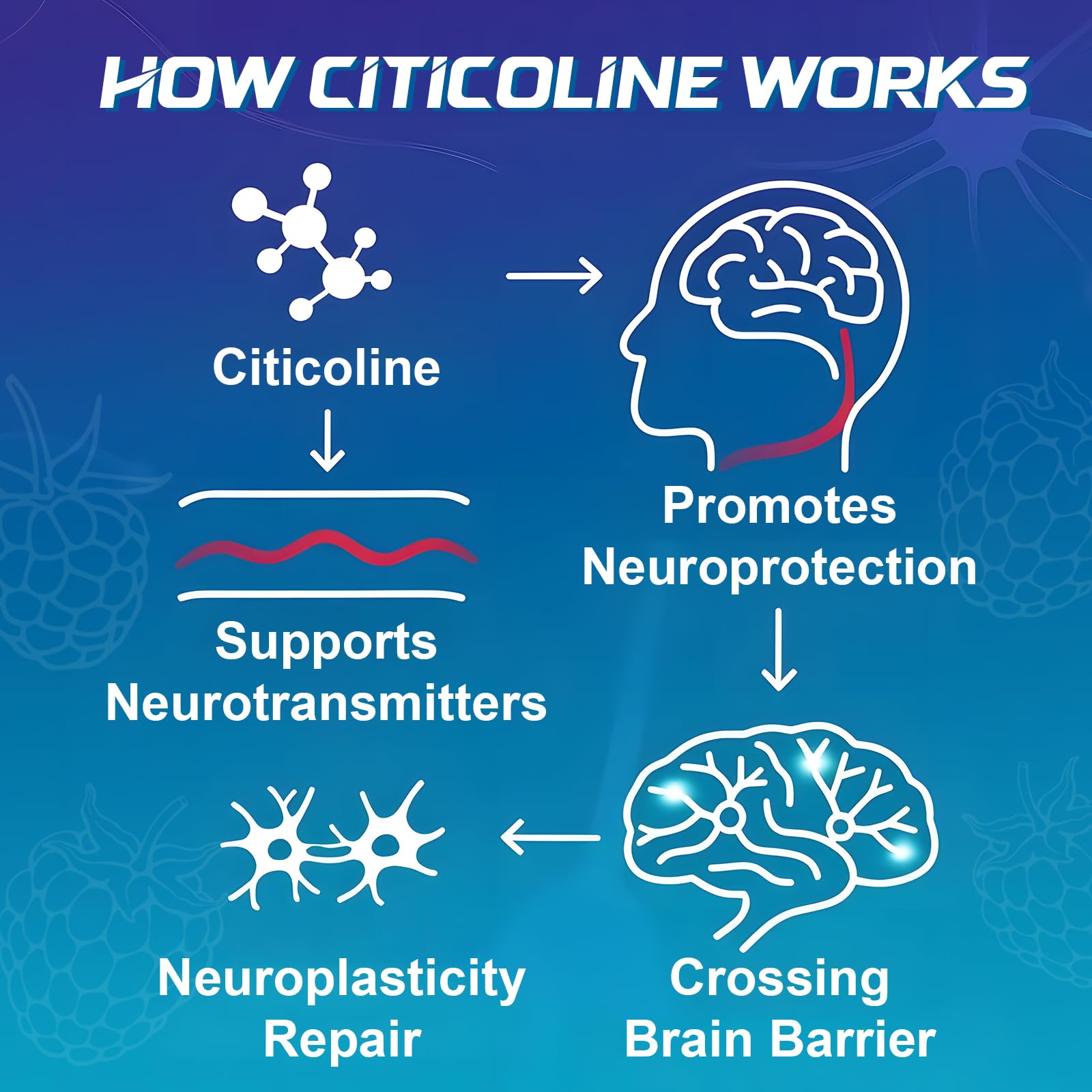 Nutrition facts for ABYSSUS CDP Choline Gummies