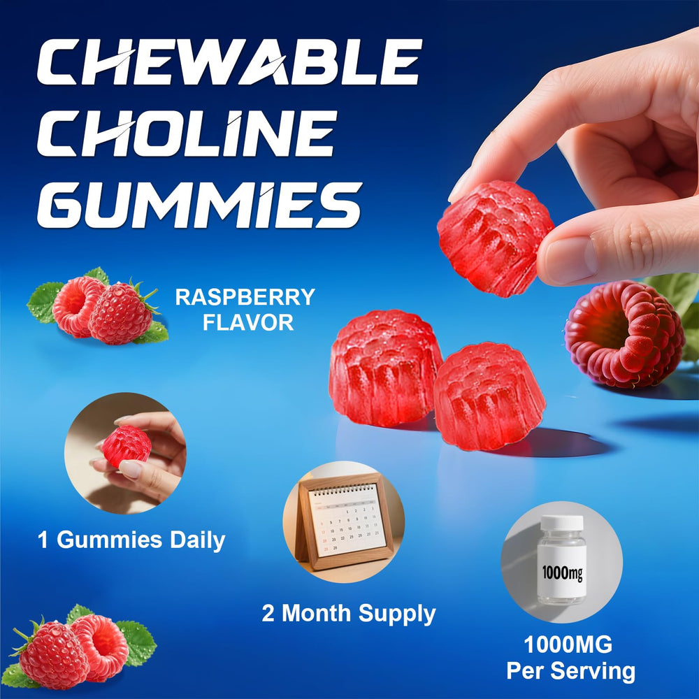 Usage guide graphic for ABYSSUS CDP Choline Gummies