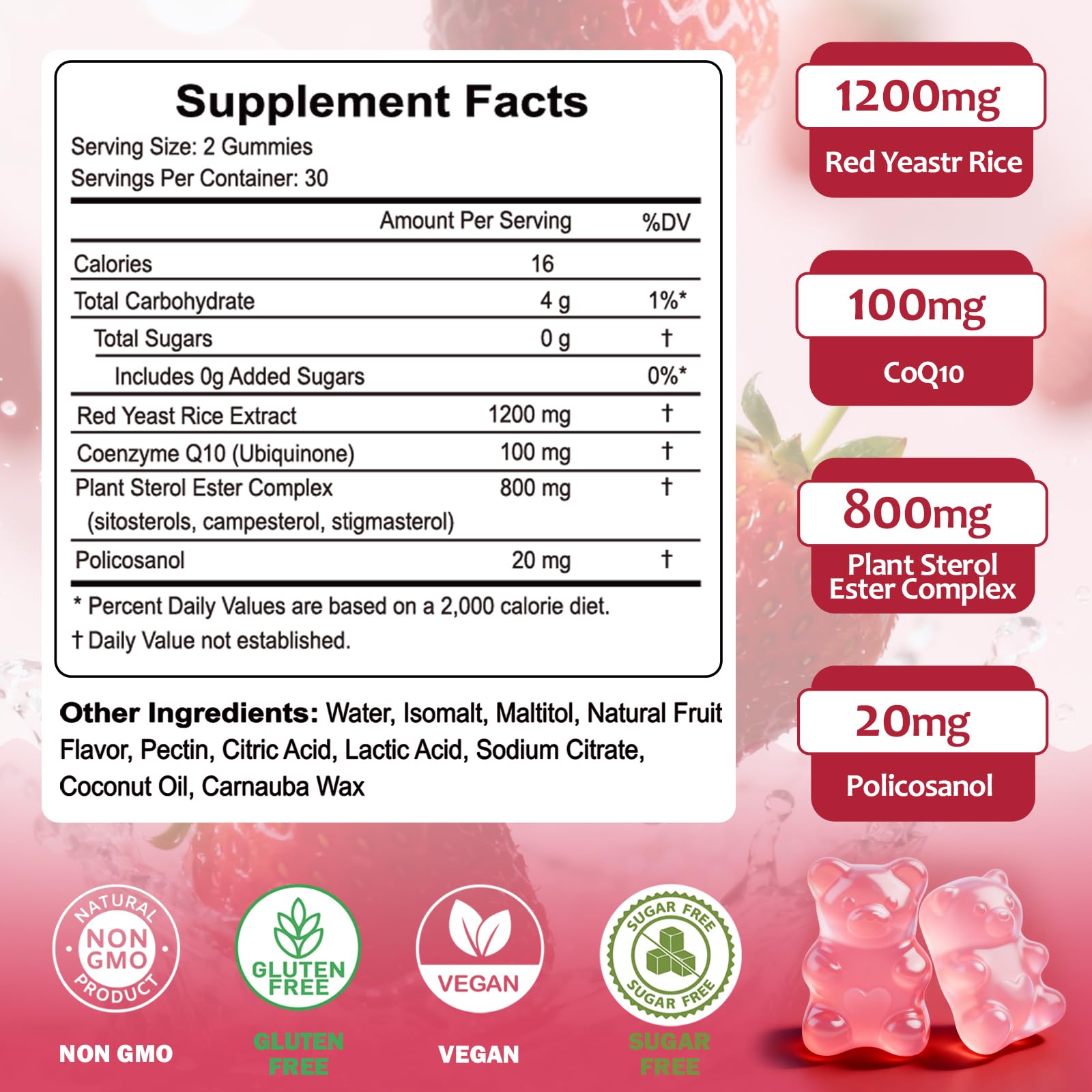 Close-up view of ABYSSUS gummies showing soft texture