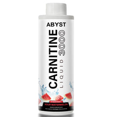 ABYST Liquid Carnitine bottle in watermelon flavor for daily energy support.