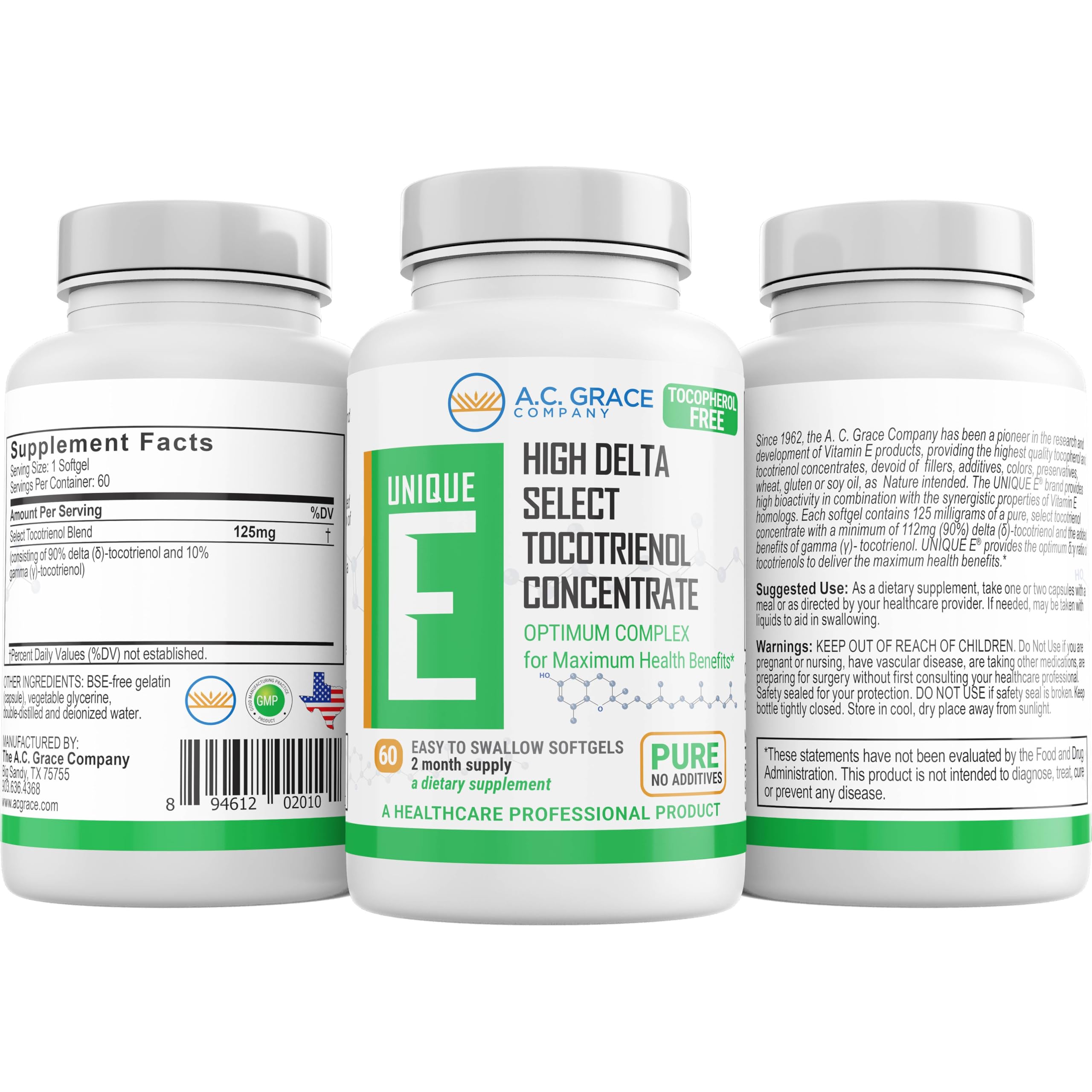 Annatto bean-derived tocotrienols softgel close-up