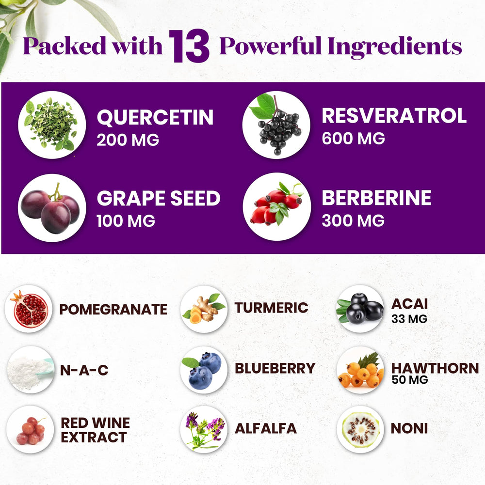 Acai extract and polyphenols illustration