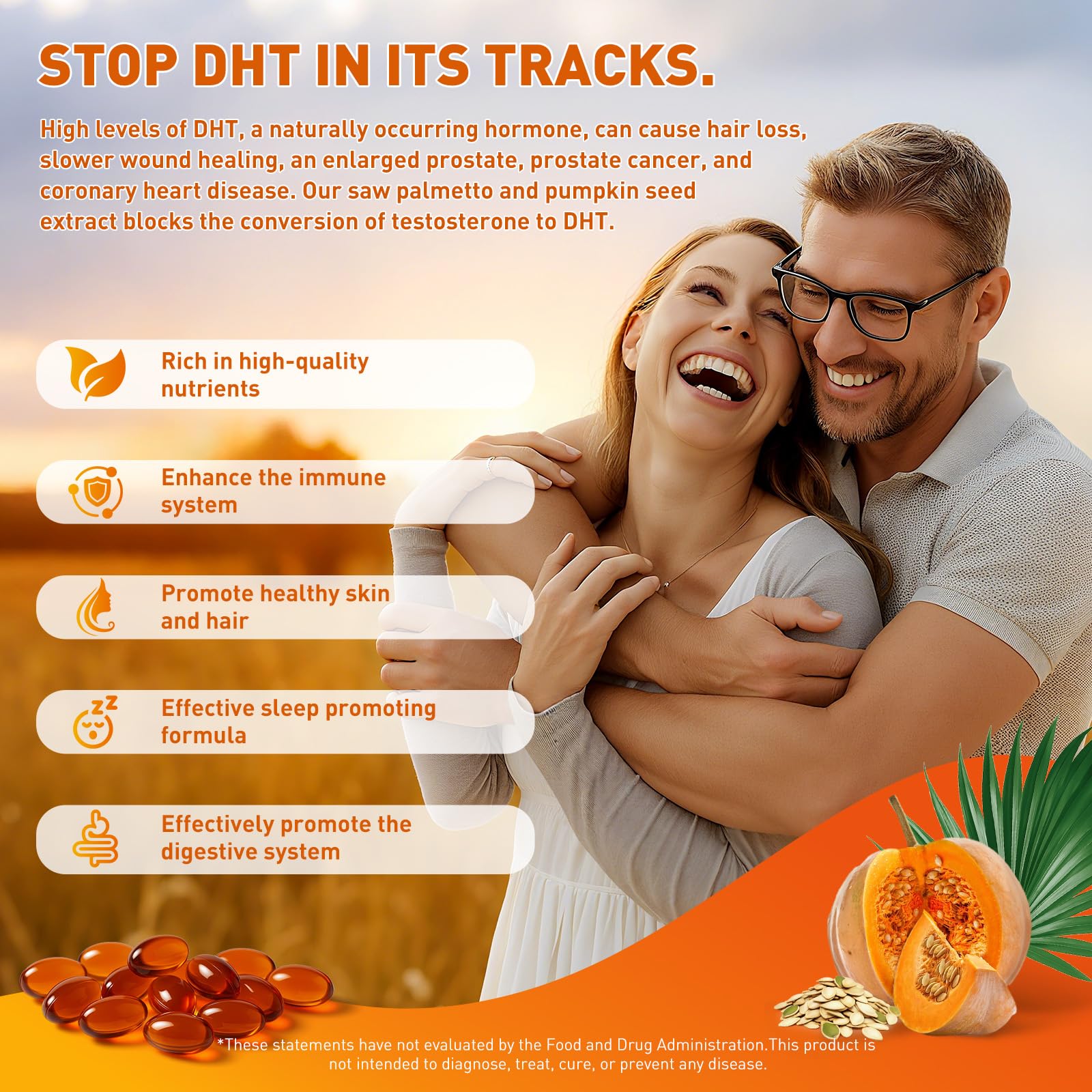 Organic, non-GMO pumpkin seed oil supplement ingredients
