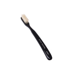 Acca Kappa Vintage Black Toothbrush with Medium Nylon Bristles and Retro Ergonomic Handle