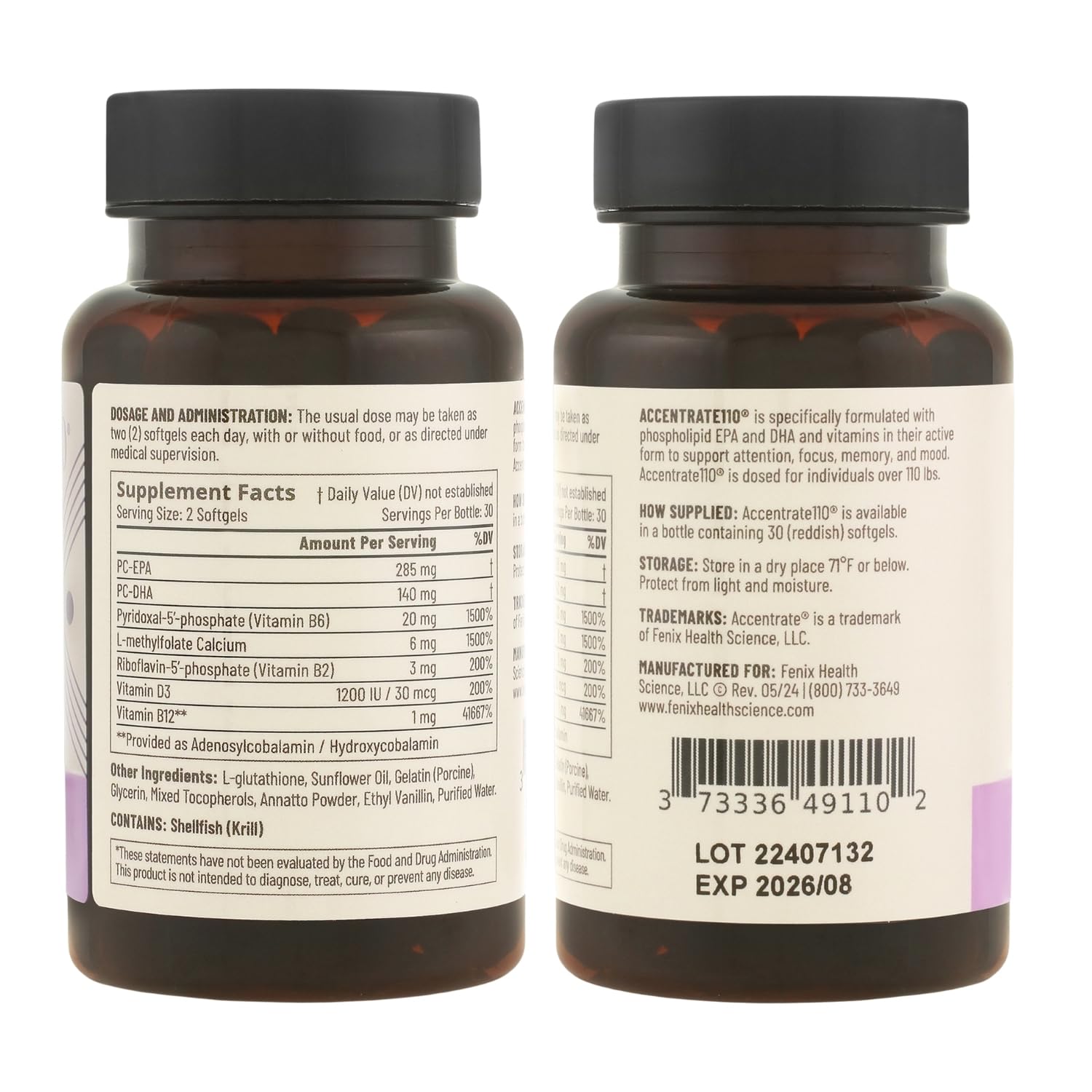 Accentrate110 packaging and box