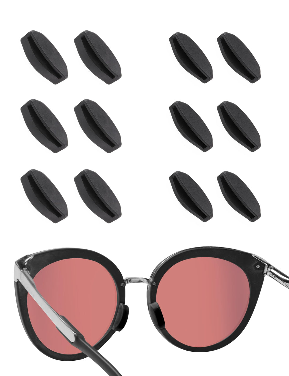 Acefrog 3 pairs nose pads compatible with Oakley Frogskins OO9284 OO9503 OO9503A