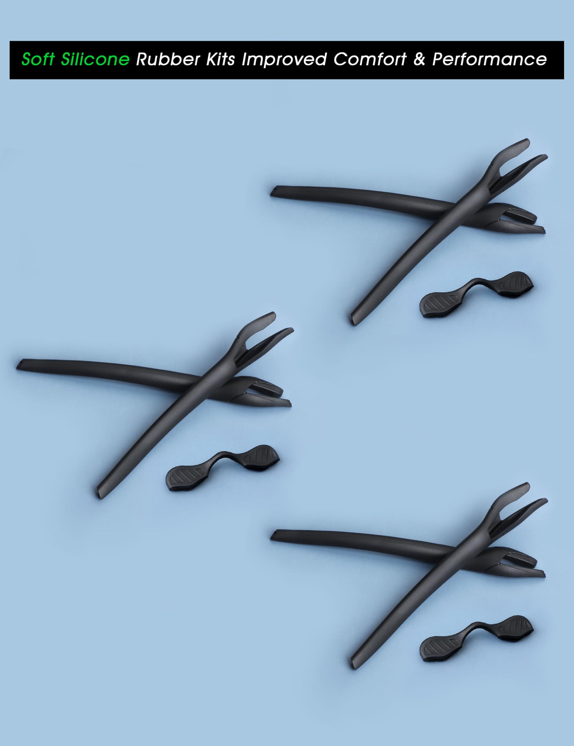 Close-up of soft silicone earsocks from Acefrog kit